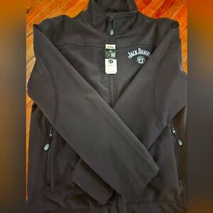 Jack Daniel's 2XL Black zip-up shell jacekt